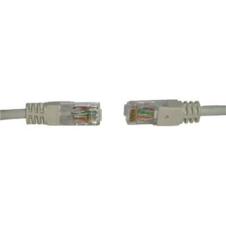 Cavo Ethernet Cat6 (U/UTP) RS PRO, guaina in LSZH col. Grigio, L. 20m, Con terminazione