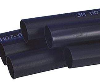 Guaina termorestringente 3M Ø 38mm, col. Nero, restringimento 4:1, L. 1m, adesiva