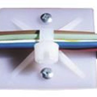 Fermacavi Thomas & Betts, col. Blu, autoadesivo, 19.05mm x 19,05 mm, 100 pezzi