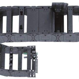 Canalina passacavi Igus, 126 mm x 64mm, L. 1m, curvatura min. 150 mm