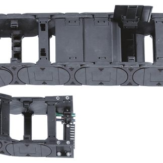 Canalina passacavi Igus, 284 mm x 84mm, L. 1m, curvatura min. 300 mm
