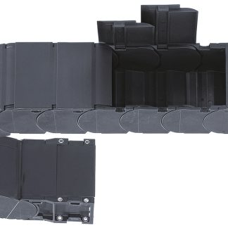 Canalina passacavi Igus, 116 mm x 50mm, L. 1m, curvatura min. 175 mm