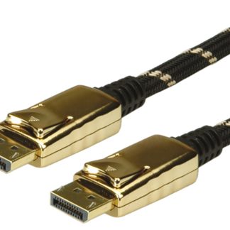 Cavo DisplayPort Roline da Maschio Maschio, Nero/Oro, 3m