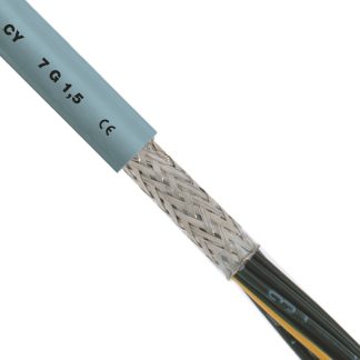 Cavo industriale multipolare schermato a 7 cond. 0,75 mm², 18 AWG, 300/500 V, Ø8mm, L. 50m