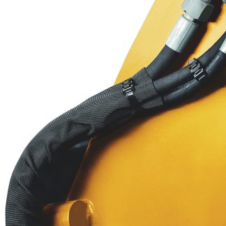 Guaina per cavi intrecciata HellermannTyton in Poliammide, Ø 25mm, L. 50m, col. Nero