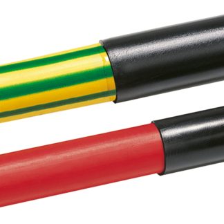 Guaina termorestringente HellermannTyton Ø 6mm, col. Nero, restringimento 3:1, L. 1.2m, adesiva