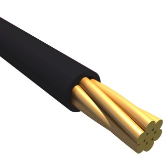 Cavo di collegamento apparecchiature Alpha Wire, 0,2 mm², 24 AWG, 300 V, 30m, Nero, ISO 6722