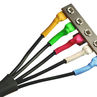 Guaina termorestringente Alpha Wire Ø 2.3mm, col. Nero, restringimento 2:1, L. 152mm