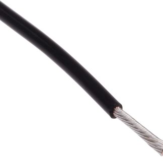 Cavo di collegamento apparecchiature RS PRO, 0,12 mm², 26 AWG, 300 V, 25m, Nero, BS3G210