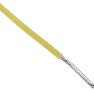 Cavo di collegamento apparecchiature RS PRO, 0,22 mm², 24 AWG, 600 V, 100m, Giallo, BS3G210