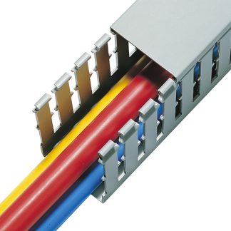 Canalina passacavi HellermannTyton in PVC, 60 mm x 60mm, L. 2m