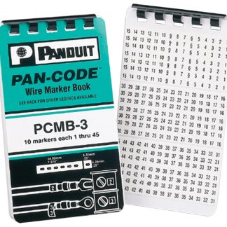 Segnacavo Panduit Adesivo, Ømin 0.38mm, Ømax 9.5mm, lunghezza 34.9mm, confez. da 1pz 1 → 45