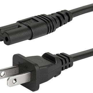 Cavo di alimentazione Schurter IEC C7/Spina americana di tipo A, 7 A, 125 V, L. 4m