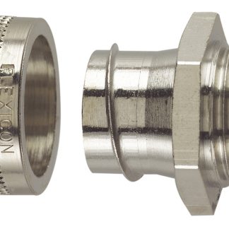 Raccordo per cavi Flexicon FSU20-M20-M FSU in Ottone zincato Nickelato, filetto M20, 20mm, protezione IP54