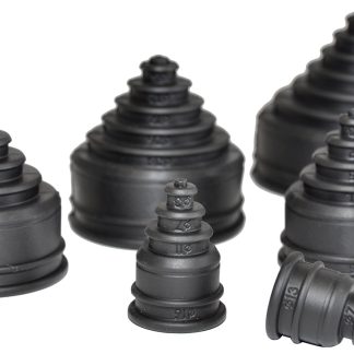 Raccordo per cavi Flexicon REC54 REC, Cappuccio terminale in gomma in Elastomero termoplastico, Nero, 54mm, protezione