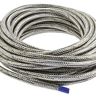 Guaina per cavi intrecciata TE Connectivity in Lega di rame nichelata, Ø 12.5mm, L. 10m, espandibile