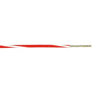 Cavo di collegamento apparecchiature Alpha Wire, 0,52 mm², 20 AWG, 300 V, 305m, Rosso/Bianco, UL1007