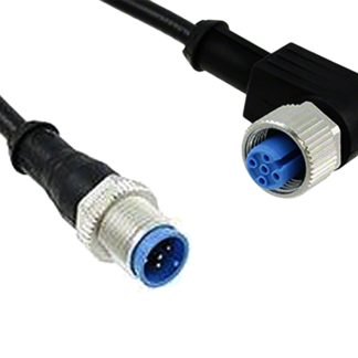Cavo sensore/attuatore TE Connectivity 5 cond. M12 Femmina / M12 Maschio, Ø 5.9mm, L. 1.5m