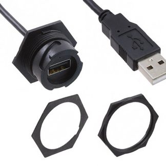 Cavo USB Molex USB A/USB A, L. 150mm, col. Nero