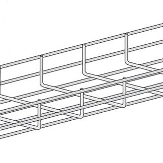 Reggicavo RS PRO, Vassoio per cavi in Acciaio elettrogalvanizzato, dimensioni 3m x 100 mm x 60mm