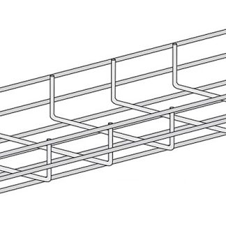 Reggicavo RS PRO, Vassoio per cavi in Acciaio elettrogalvanizzato, dimensioni 3m x 200 mm x 60mm