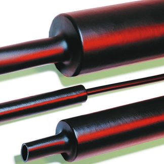 Guaina termorestringente HellermannTyton Ø 95mm, col. Nero, restringimento 4:1, L. 1m