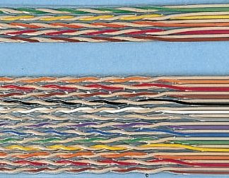 Cavo ribbon 20 vie 3M, passo 1.27mm, 28 AWG