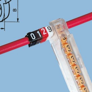 Segnacavo Legrand A clip, Ømin 2.2mm, Ømax 3mm, lunghezza 5mm, confez. da 300pz No