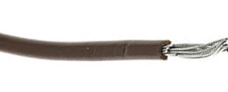 Cavo di collegamento apparecchiature Alpha Wire, 0,75 mm², 18 AWG, 300 V, 30m, Marrone, UL1007