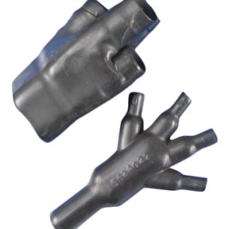 Giunto Y. TE Connectivity 562A032-25-0, in Elastomero, 4 uscite, Ø int primario da 19.3mm a 9.7mm, secondario da 13.2mm