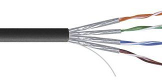 Cavo Ethernet Cat7 (U/FTP) RS PRO, guaina in LSZH col. Nero, L. 100m, Senza terminazione