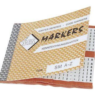 Segnacavo RS PRO Adesivo per gomma, confez. da 10pz No 0 → 9