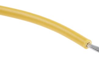 Cavo di collegamento apparecchiature Alpha Wire, 0,33 mm², 22 AWG, 300 V, 30m, Giallo, UL1061
