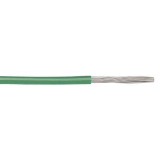 Cavo di collegamento apparecchiature Alpha Wire, 0,35 mm², 22 AWG, 300 V, 30m, Verde, UL1007