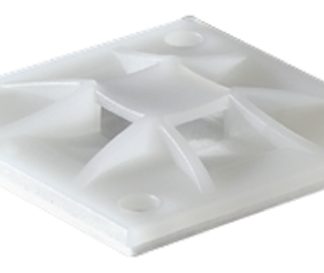 Supporto fascette HellermannTyton, 30mm x 30 mm, Ø fissaggio 4.1mm, 100 pezzi