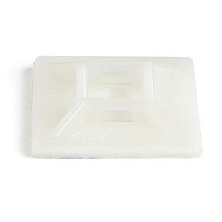 Supporto fascette StarTech.com, col. Bianco, autoadesivo, 27mm x 27 mm