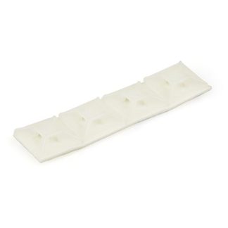 Supporto fascette StarTech.com, col. Bianco, autoadesivo, 13mm x 13 mm