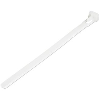 Fascette fermacavi StarTech.com in Nylon 66, 150mm x 8 mm, col. Bianco