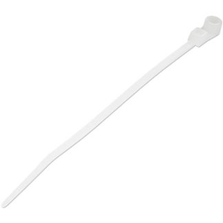 Fascette fermacavi StarTech.com in Nylon 66, 110mm x 2,5 mm, col. Bianco