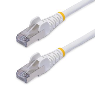 Cavo Ethernet Cat8 (S/FTP) StarTech.com, guaina in LSZH col. Bianco, L. 1m, Con terminazione