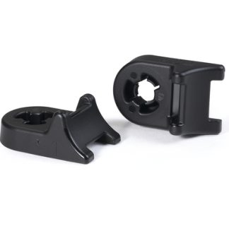 Supporto fascette HellermannTyton, col. Nero, 38mm x 23,9 mm, Ø fissaggio 8mm