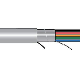 Cavo multicore schermato a 6 cond. 0,34 mm2, 22 AWG, L. 500ft
