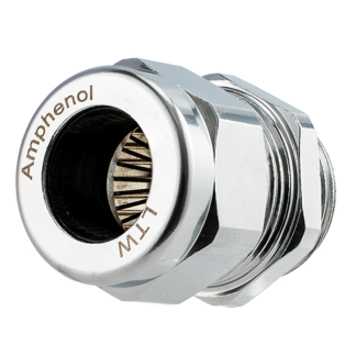 Pressacavo Amphenol Industrial, in Metallo, filetto M20, Ø cavo 10mm - 14mm max