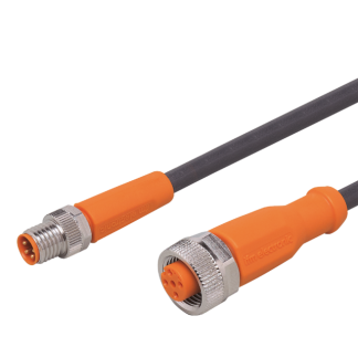 Cavo per attuatore o sensore ifm electronic 4 cond. M8 Maschio / M12 Femmina, L. 2m