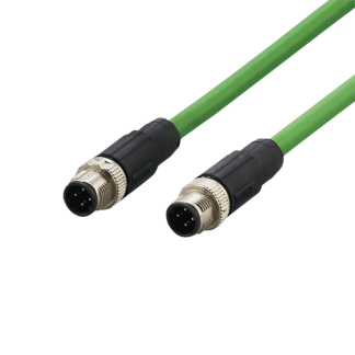 Cavo Ethernet (schermato) ifm electronic, guaina in PVC col. Verde, L. 5m, Con terminazione