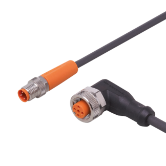 Cavo per attuatore o sensore ifm electronic 3 cond. M8 Maschio / M12 Femmina, L. 300mm