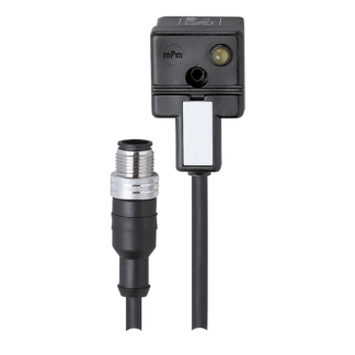 Cavo sensore/attuatore ifm electronic 1 cond. M12 Maschio / Connettore valvola Femmina, L. 1.5m