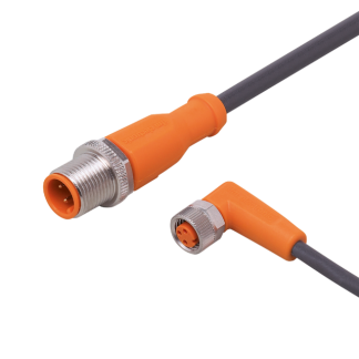 Cavo sensore/attuatore ifm electronic 3 cond. M12 Maschio / M8 Femmina, L. 1m