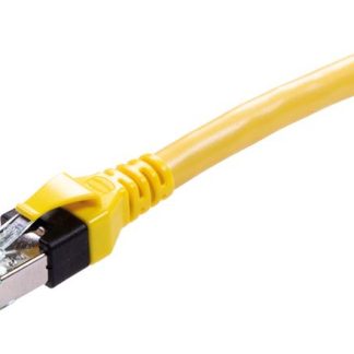 Cavo Ethernet Cat6a HARTING, guaina in Poliuretano col. Giallo, L. 3m, Con terminazione