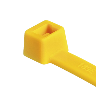 Fascette fermacavi HellermannTyton T50L in Poliammide 6.6 (PA66), 390mm x 4,6 mm, col. Giallo